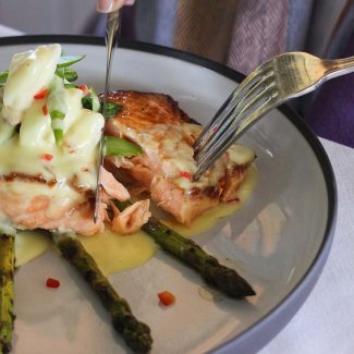 Market Fish Oscar Style - Shula's Steak House Naples